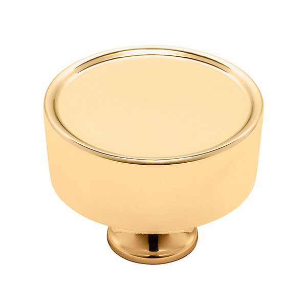 Baldwin 4973.031 Hollywood Hills Cabinet Knob Non-lacquered Brass Finish