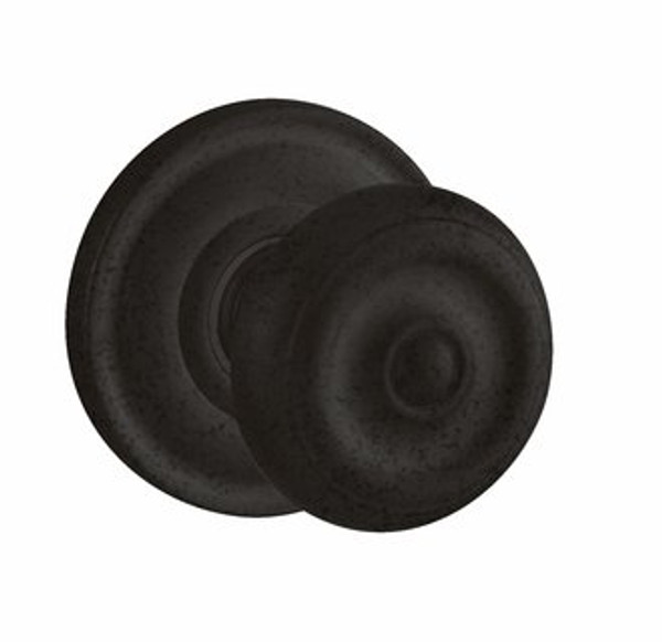 Baldwin 5020.402.fd Distressed Oil Rubbed Bronze Full Dummy 5020 Solid Brass Knob with Your Choice of Rosette