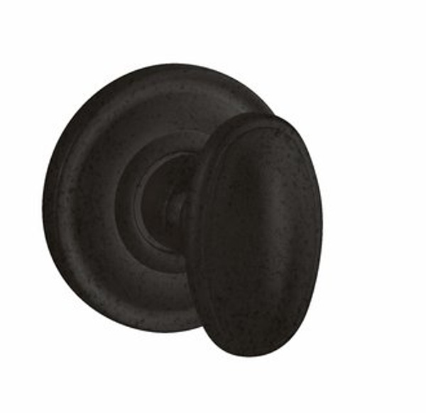 Baldwin 5057.402.priv Distressed Oil Rubbed Bronze Privacy 5057 Solid Brass Knob with Your Choice of Rosette