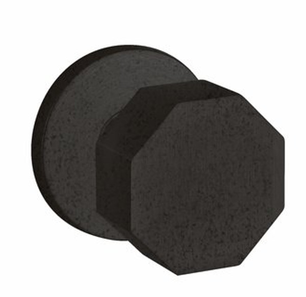 Baldwin 5073.402.fd Distressed Oil Rubbed Bronze Full Dummy 5073 Solid Brass Knob with Your Choice of Rosette