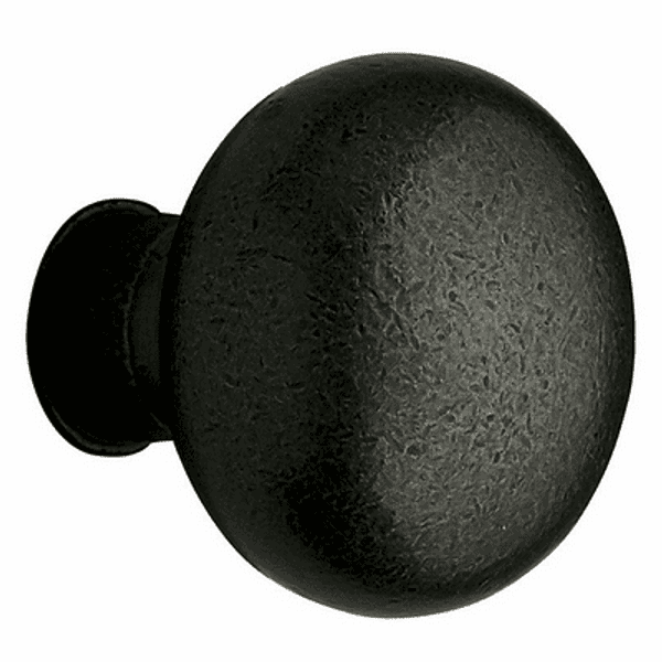 Baldwin 5000.402.IMR Distressed Oil Rubbed Bronze 1/2 Pair of 5000 Solid Brass Knobs Minus Rosettes