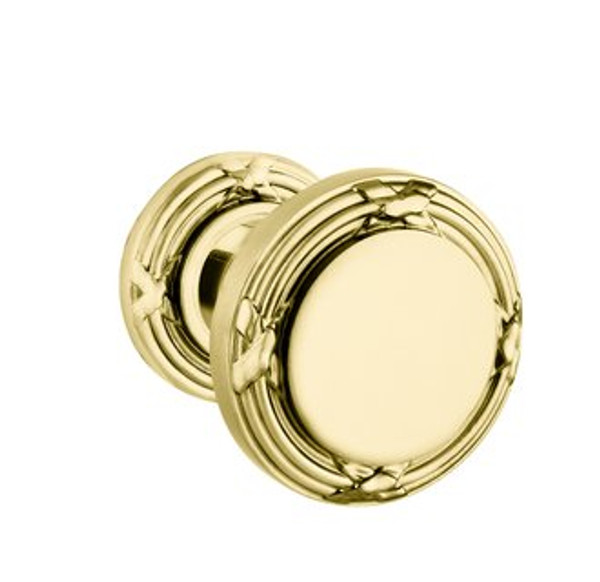 Baldwin 5013.003.pass.s Lifetime Polished Brass Passage 5013 Solid Brass Knob with Your Choice of Small Rosette