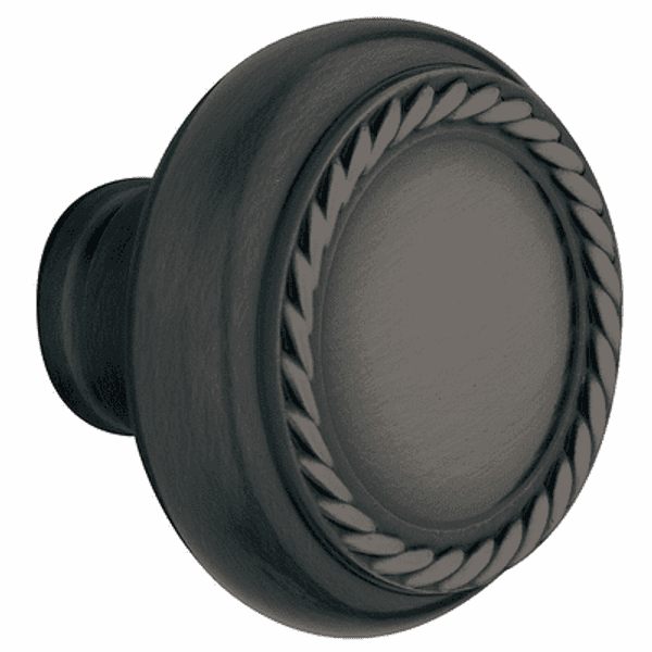 Baldwin 5064102IMR Oil Rubbed Bronze 1/2 Pair of 5064 Solid Brass Knobs Minus Rosettes