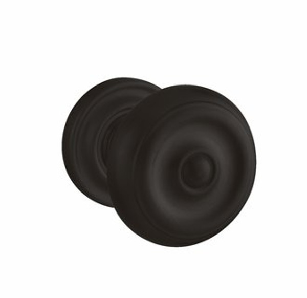 Baldwin 5020.102.idm.s Oil Rubbed Bronze Half Dummy 5020 Solid Brass Knob with Your Choice of Small Rosette