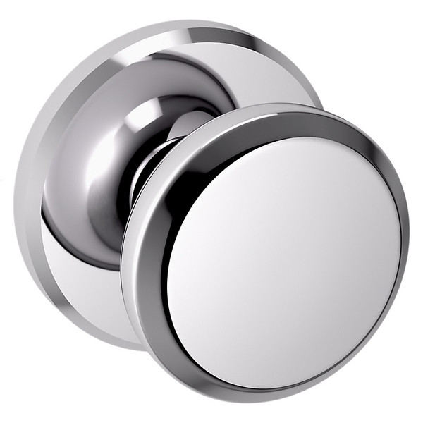 Baldwin 5023260FD-PRE Polished Chrome Full Dummy Knob with R016 Rose