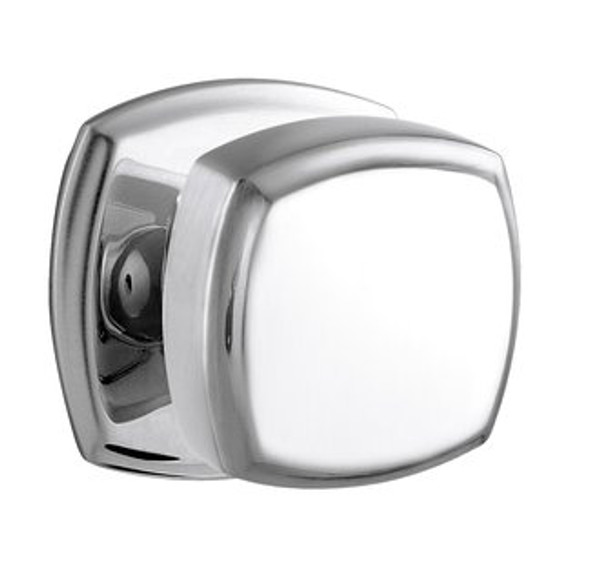 Baldwin 5011.260.fd Polished Chrome Full Dummy 5011 Solid Brass Knob with Your Choice of Rosette