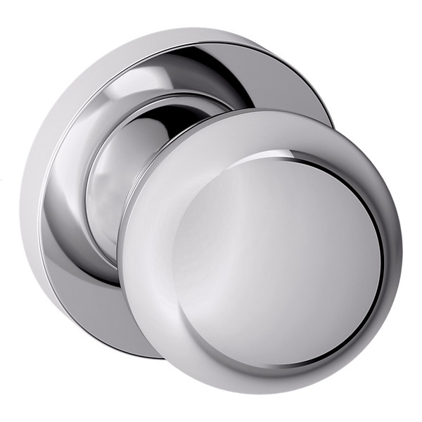 Baldwin 5041260IDM-PRE Polished Chrome Half Dummy Knob with 5046 Rose