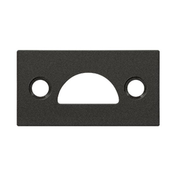 Deltana 178MSTU10B Oil Rubbed Bronze Mortise Strike for Surface Bolt