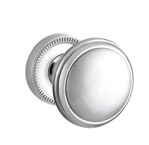Baldwin 5069.260.pass.s Polished Chrome Passage 5069 Solid Brass Knob with Your Choice of Small Rosette