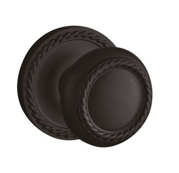 Baldwin 5064.112.fd Venetian Bronze Full Dummy 5064 Solid Brass Knob with Your Choice of Rosette