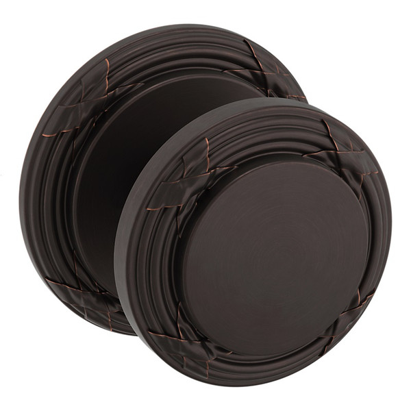 Baldwin 5013112PASS-PRE Venetian Bronze Passage Knob with 5021 Rose