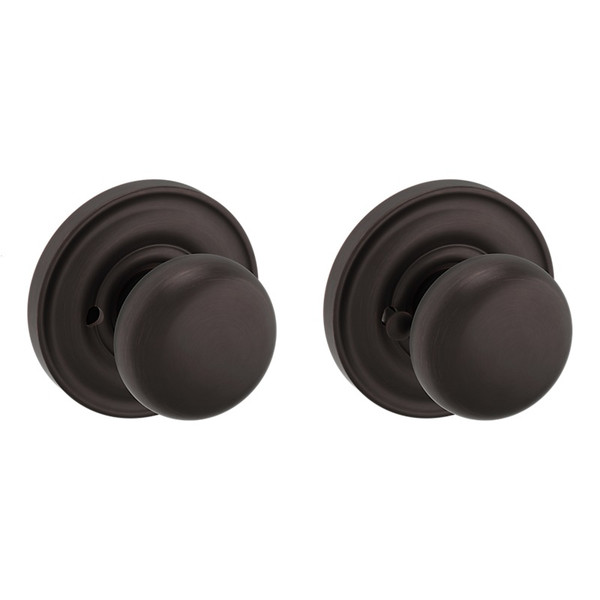 Baldwin 5030112PRIV-PRE Venetian Bronze Privacy Knob with 5048 Rose