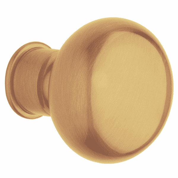 Baldwin 5030033IMR Vintage Brass 1/2 Pair of 5030 Solid Brass Knobs Minus Rosettes