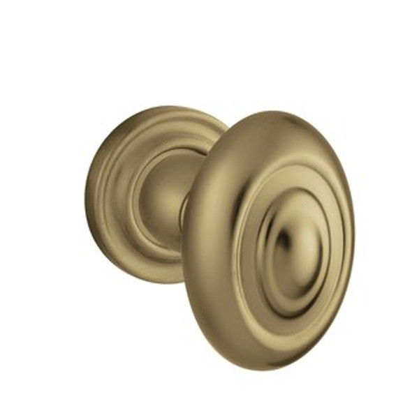 Baldwin 5077.033.pass.s Vintage Brass Passage 5077 Solid Brass Knob with Your Choice of Small Rosette