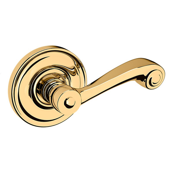 Baldwin 5103003RDM-PRE Lifetime Brass Right Handed Half Dummy Lever with 5048 Rose