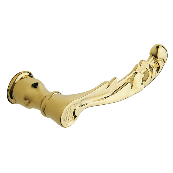 Baldwin 5121.003.RMR/LMR Lifetime Polished Brass 1/2 Pair of 5121 Solid Brass Levers Minus Rosettes