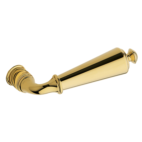 Baldwin 5125.003.RMR/LMR Lifetime Polished Brass 1/2 Pair of 5125 Solid Brass Levers Minus Rosettes