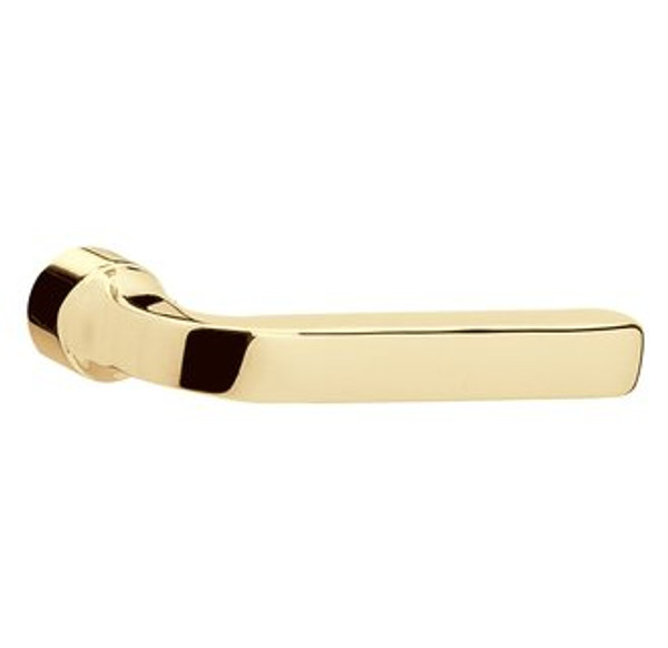 Baldwin 5190.003.RMR/LMR Lifetime Polished Brass 1/2 Pair of 5190 Solid Brass Levers Minus Rosettes