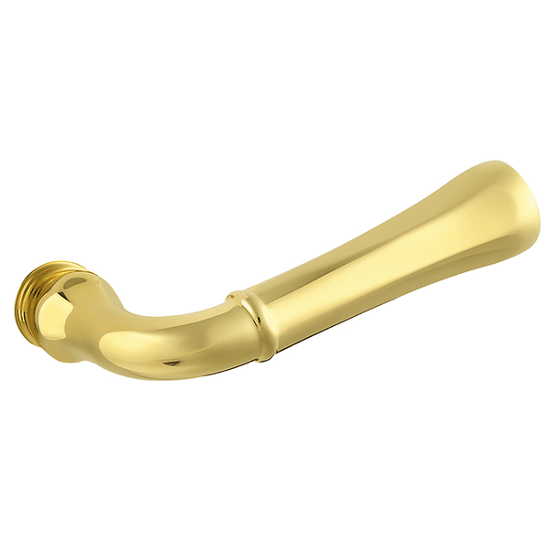 Baldwin 5113.003.RMR/LMR Lifetime Polished Brass 1/2 Pair of 5113 Solid Brass Levers Minus Rosettes