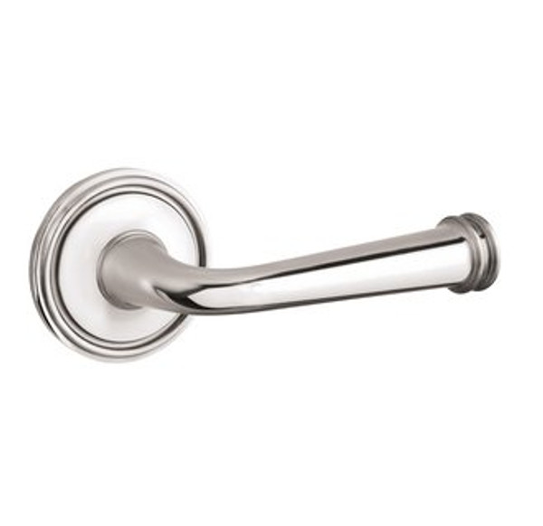 Baldwin 5116.055.fd Lifetime Polished Chrome Full Dummy 5116 Solid Brass Lever with Your Choice of Rosette