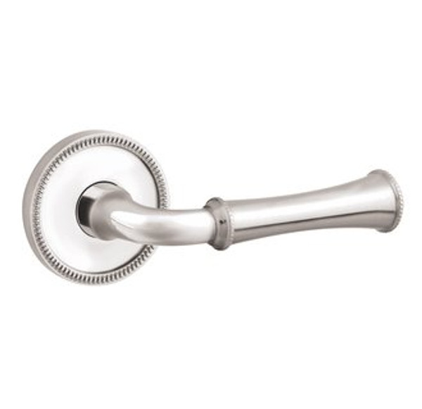 Baldwin 5118.055.fd Lifetime Polished Nickel Full Dummy 5118 Solid Brass Lever with Your Choice of Rosette