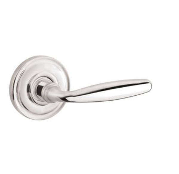Baldwin 5106.055.fd Lifetime Polished Nickel Full Dummy 5106 Solid Brass Lever with Your Choice of Rosette