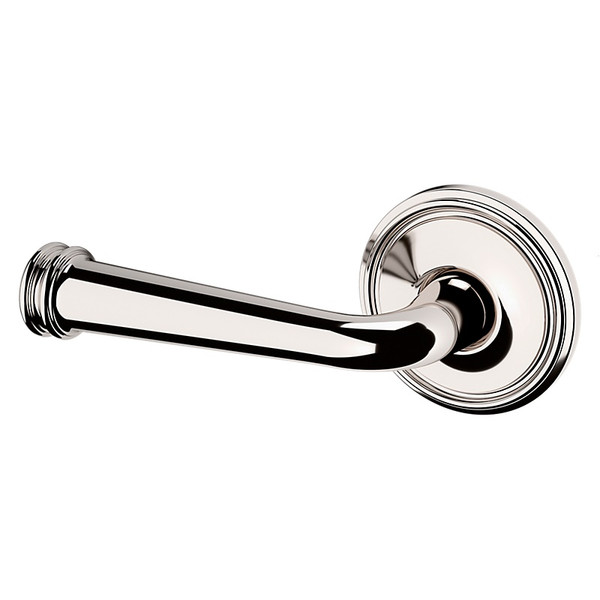 Baldwin 5116055LDM-PRE Lifetime Polished Nickel Left Handed Half Dummy Lever with 5070 Rose