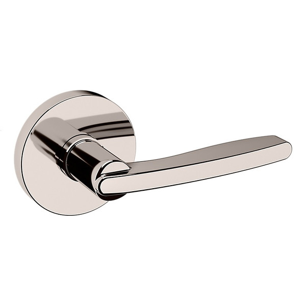 Baldwin 5164055PASS-PRE Lifetime Polished Nickel Passage Lever with 5046 Rose