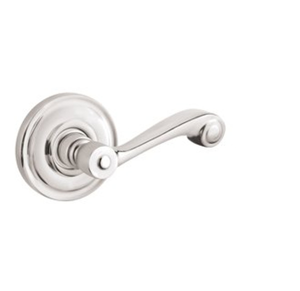 Baldwin 5103.055.priv Lifetime Polished Nickel Privacy 5103 Solid Brass Lever with Your Choice of Rosette