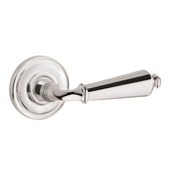 Baldwin 5125.055.priv Lifetime Polished Nickel Privacy 5125 Solid Brass Lever with Your Choice of Rosette