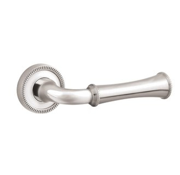 Baldwin 5118.055.priv.s Lifetime Polished Nickel Privacy 5118 Solid Brass Lever with Your Choice of Small Rosette