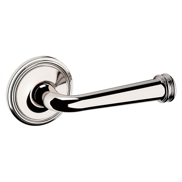 Baldwin 5116055RDM-PRE Lifetime Polished Nickel Right Handed Half Dummy Lever with 5070 Rose