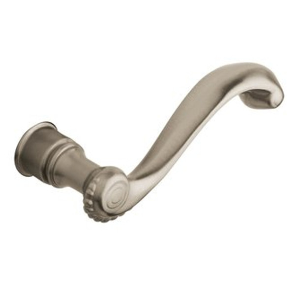 Baldwin 5104.056.RMR/LMR Lifetime Satin Nickel 1/2 Pair of 5104 Solid Brass Levers Minus Rosettes