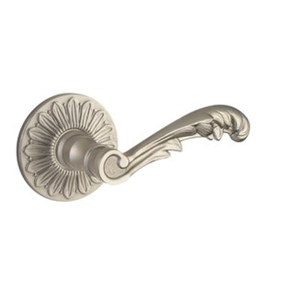 Baldwin 5121.056.fd Lifetime Satin Nickel Full Dummy 5121 Solid Brass Lever with Your Choice of Rosette