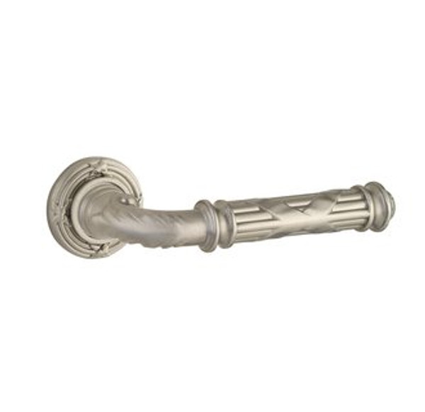 Baldwin 5122.056.fd.s Lifetime Satin Nickel Full Dummy 5122 Solid Brass Lever with Your Choice of Small Rosette