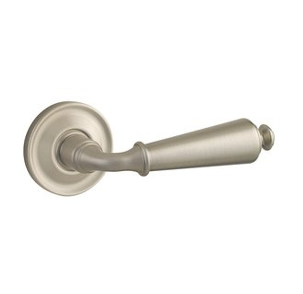 Baldwin 5125.056.fd.s Lifetime Satin Nickel Full Dummy 5125 Solid Brass Lever with Your Choice of Small Rosette