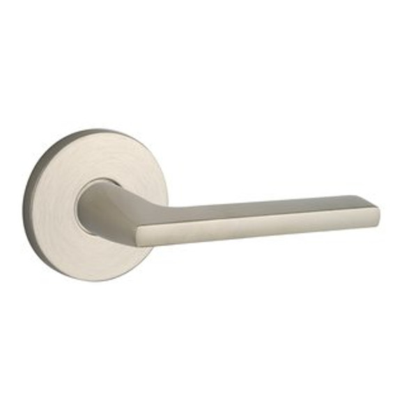 Baldwin 5162.056.idm Lifetime Satin Nickel Half Dummy 5162 Solid Brass Lever with Your Choice of Rosette