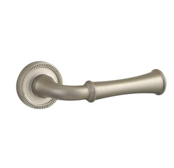 Baldwin 5118.056.idm.s Lifetime Satin Nickel Half Dummy 5118 Solid Brass Lever with Your Choice of Small Rosette