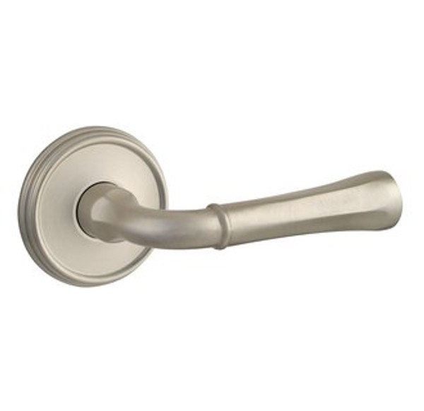 Baldwin 5113.056.idm Lifetime Satin Nickel Half Dummy 5113 Solid Brass Lever with Your Choice of Rosette