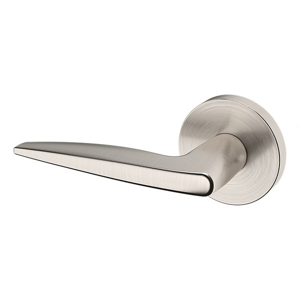 Baldwin 5166056LDM-PRE Lifetime Satin Nickel Left Handed Half Dummy Lever with 5046 Rose