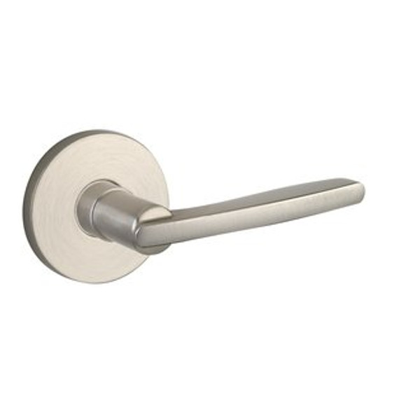 Baldwin 5164.056.pass Lifetime Satin Nickel Passage 5164 Solid Brass Lever with Your Choice of Rosette