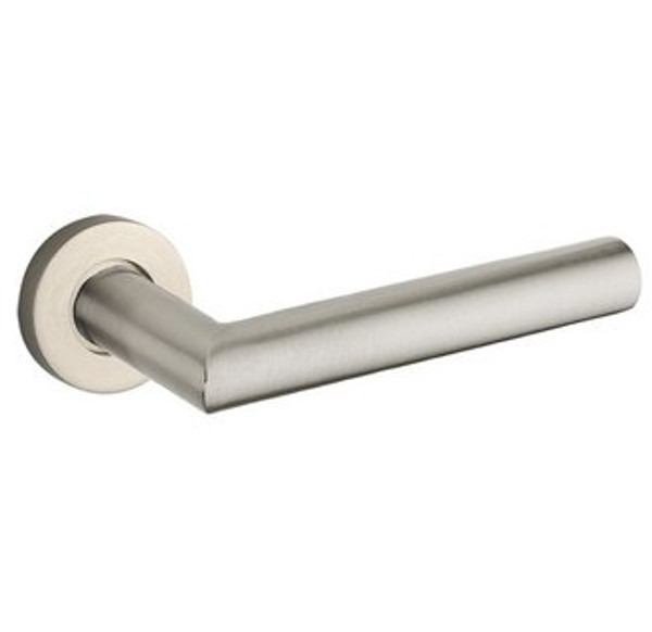 Baldwin 5173.056.pass.s Lifetime Satin Nickel Passage 5173 Solid Brass Lever with Your Choice of Small Rosette