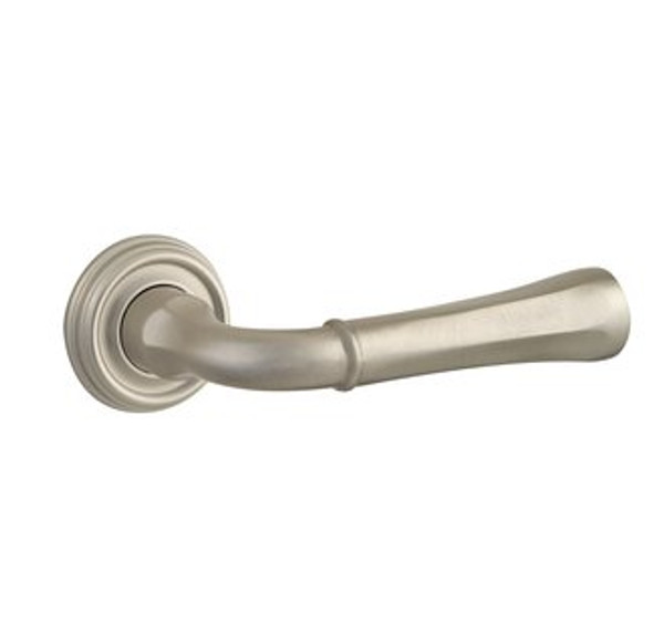 Baldwin 5113.056.pass.s Lifetime Satin Nickel Passage 5113 Solid Brass Lever with Your Choice of Small Rosette