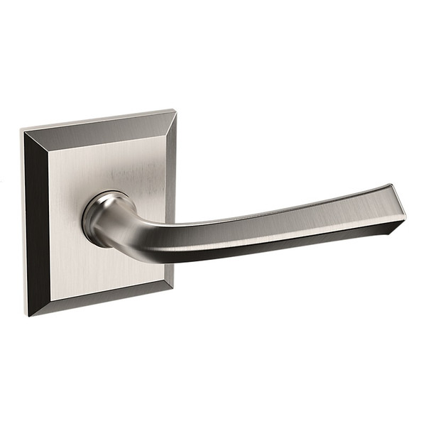 Baldwin 5141056PASS-PRE Lifetime Satin Nickel Passage Lever with R033 Rose