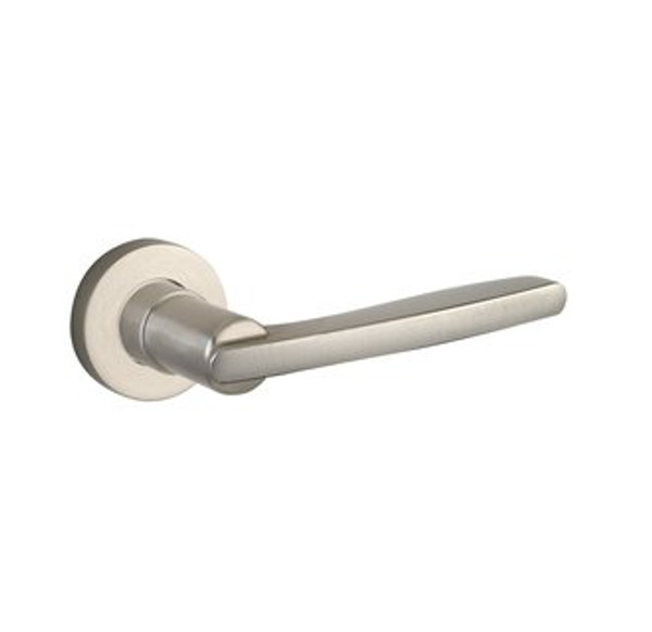 Baldwin 5164.056.pass.s Lifetime Satin Nickel Passage 5164 Solid Brass Lever with Your Choice of Small Rosette