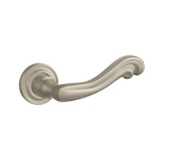 Baldwin 5108.056.priv.s Lifetime Satin Nickel Privacy 5108 Solid Brass Lever with Your Choice of Small Rosette