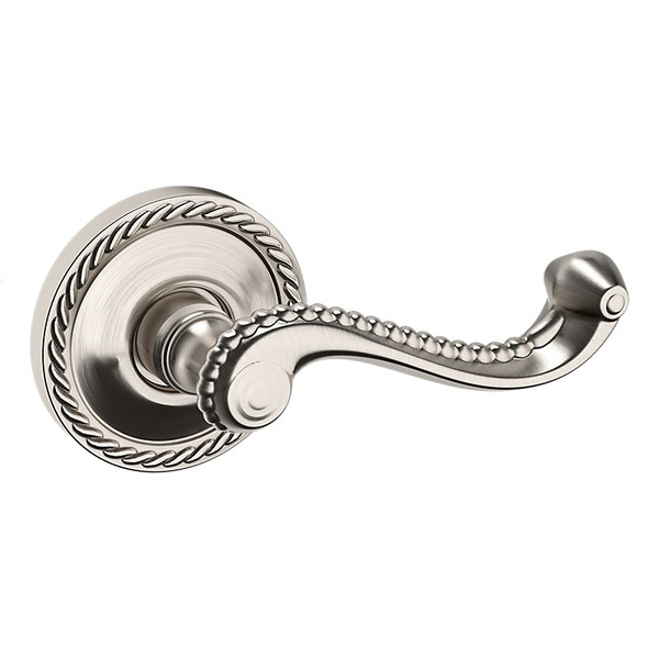 Baldwin 5104056RDM-PRE Lifetime Satin Nickel Right Handed Half Dummy Lever with 5004 Rose