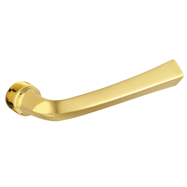 Baldwin 5141.031.RMR/LMR Non-lacquered Brass 1/2 Pair of 5141 Solid Brass Levers Minus Rosettes