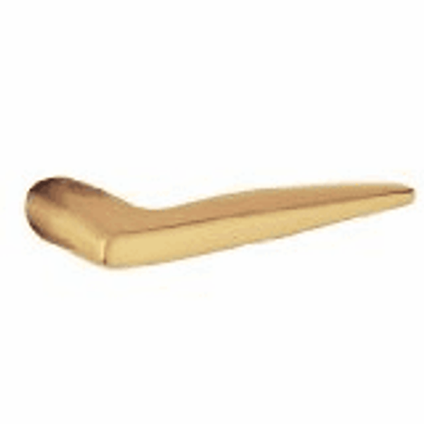 Baldwin 5166.031.RMR/LMR Non-lacquered Brass 1/2 Pair of 5166 Solid Brass Levers Minus Rosettes