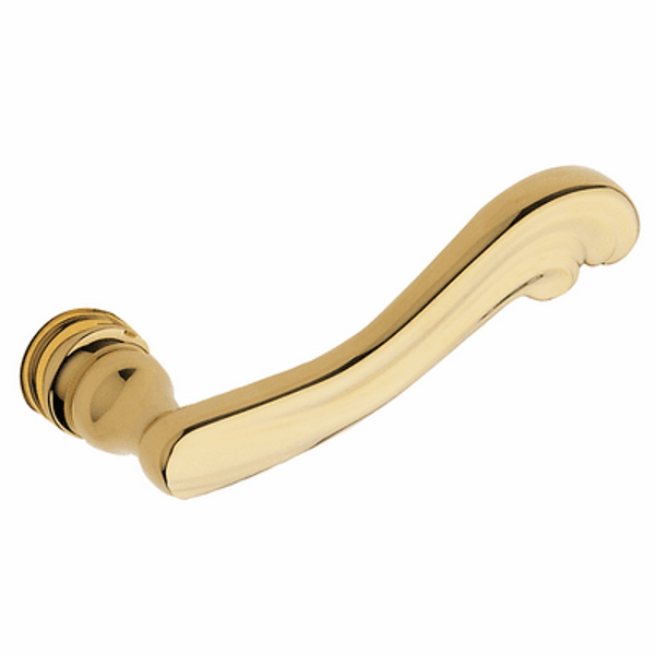 Baldwin 5108.031.RMR/LMR Non-lacquered Brass 1/2 Pair of 5108 Solid Brass Levers Minus Rosettes